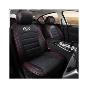 (店+)起亞汽車定制座套 適用 Carens Soul Sorento Carnival Optima椅套 坐墊 原車紋路座椅套 全皮定制 全包圍座椅套