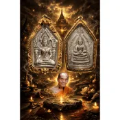Buddha Style 佛系玩家🎮 龍婆判 2548 皇帝坤平 古曼童 純銀材質 純銀鍍金雕花防水殼 百日坤平 收藏級