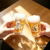 365日獨家設計款 台灣熱炒啤酒杯 台式啤酒杯 啤酒杯 玻璃杯 台啤杯 酒杯 燒啤杯 水杯