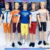 永發小鋪~30厘米芭比娃娃男娃娃公主男友衣服套裝休閒西裝禮服洋娃夏季款式可以換裝 芭比 娃娃 肯尼