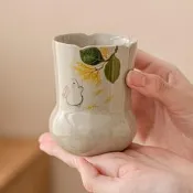 （可開發票）槽目挥兔子建水陶瓷查洗杯洗家用中式功夫查具配件水盂查渣廢水缸（滿額免運）