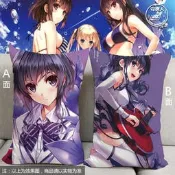 幻之空 內多圖(可來圖客製) 長中枕含枕心 家用枕套 路人女主的養成方法加藤惠詩羽英梨梨周邊動漫小抱枕靠枕 