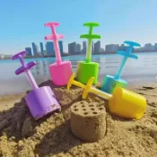 【百寶袋】現貨 沙灘必備 沙灘玩具 玩沙煤球夾 玩雪球器 玩雪工具 挖沙工具 玩雪工具 煤球夾 挖沙 沙坑玩具 玩沙工具