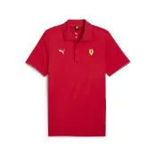 【PUMA官方旗艦】法拉利車迷系列Cloudspun短袖Polo衫 男性 63018502 短Polo