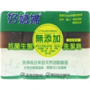 【全聯線上購】【好媳婦】無添加抗菌生態洗潔皂-淨味香氛(130g*4入)