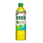 每朝健康綠茶無糖650ml毫升 x 4【萬家福】