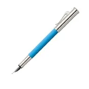 【Graf von Faber-Castell】繩紋飾 鋼筆-海灣藍 EF尖 VIP刻字服務(原廠正貨)