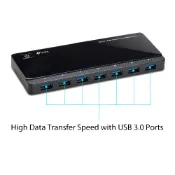 【紐頓e世界】TP-LINK UH720 USB3.0 7埠（含2充電埠）集線器