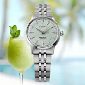 SEIKO 精工 Presage STAR BAR Frozen Mojito 調酒師機械女錶 周年慶好禮 送禮首選-34mm (SRPL63J1/4R35-06S0G)_SK045