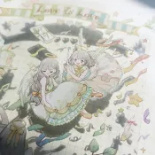 Rainbow 天使物語 塩顏繪畫 PET 和紙貼紙
