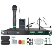 【MIPRO】MIPRO ACT-323 動圈式音頭 雙頻UHF 無線麥克風 搭配手持*1+頭戴*1(加碼超多贈品)