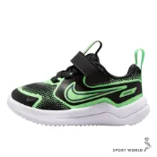 Nike 慢跑鞋 小童鞋 魔鬼氈 Cosmic Runner 黑綠【運動世界】HM4401-016