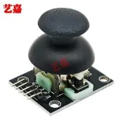 球球電子  PS2游戲搖桿模塊雙軸按鍵控制桿傳感器DIY電子積木游戲手柄電位器