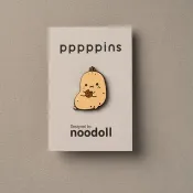 馬鈴薯 Noodoll 琺瑯別針