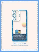 快樂購購 哆啦A夢Galaxy三星S24ultra手機殼S23大雄S22適用S21S20FE靜香A73A72情侶A55A54A53A52新款A51A50透明A34A33