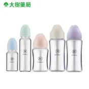 小獅王辛巴 蘊蜜質金玻璃防脹氣奶瓶 標口/寬口/圓孔S 120/180/240/270ml 多色可選 大樹藥局
