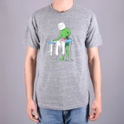 RIPNDIP LAUNDRY DAY TEE 灰色 短袖T恤 中指貓 台灣總代理-ALL