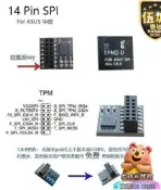 免運 可批發TPM 2.0 安全模組 For ASUS 模組 -SPI -M R2.0
