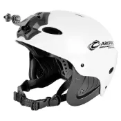 【【蘋果戶外】】AROPEC HM-SS1-NVG 白 亞洛沛 運動水帽(可加掛運動攝影機款) 安全帽 頭盔 溯溪泛舟水上活動
