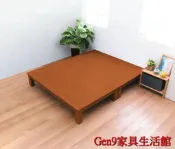 蘆洲巨林家具館..柚木色/洗白色克洛伊全實木5尺雙人床底(不含配件)-GD*621-20..台北地區免運費!!