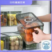 ✨日和優選好物✨冰箱收納盒 食品級廚房食物蔬菜保鮮盒 冰箱專用 日式冷凍儲物盒 冰箱抽屜 廚房收納 冰箱置物架 冰箱置物