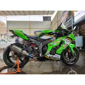 KAWASAKI Akrapovic Titanium Racing 排氣套件滑入式適用於川崎 zx10r zx10rr