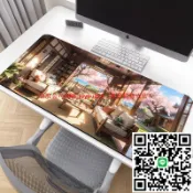優品優選 【現貨速發】滑鼠墊 動漫二次元滑鼠墊 電競遊戲滑鼠墊 辦公電腦鍵盤墊 桌墊 加厚鎖邊滑桌墊 超大號滑鼠墊