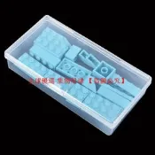 【全球 嚴選】PP長方形塑膠盒半透明 小飾品收納盒C125 有蓋藥盒電池包裝盒【滿300出貨】