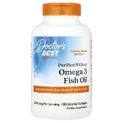 【iHerb】Doctor's Best, 全淨和清潔 Omega-3 魚油，120 粒海洋軟膠囊（每粒軟膠囊 1,000 毫克）