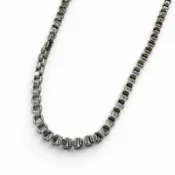 【DOKODEMO】全新 □ TIFFANY&Co. Tiffany 威尼斯長鏈 SV925 銀色配件項鍊 重量 76.2克 男女皆宜