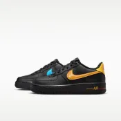 NIKE AIR FORCE 1 BB WIN GS 鴛鴦黑 藍黃 漸層 休閒鞋 女鞋 大童鞋【IM7742-001】