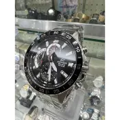 【金台鐘錶】CASIO卡西歐 EDIFICE 賽車錶 EFV-550D-1A 計時碼錶 不鏽鋼錶帶 防水100米