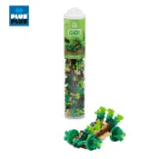 虎兒寶 【++Plus-Plus 加加積木】MINI小顆粒-透明管裝 200片 GO系列 - 地球