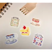 【日本帶回】【古川紙工】少女時光下午茶貼紙包 草莓蛋糕+花果茶+大吉嶺紅茶