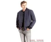 【S-2XL號優惠】美國LEVI S Thermore Bomber Jacket 藍色鋪棉 MA-1 飛行 夾克 外套