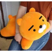 超級軟綿🌸kakao friends 萊恩 屁桃 Ryan PEACH 大號羽絨棉趴趴玩偶抱枕 毛绒公仔 娃娃 聖誕禮物