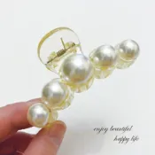 珍珠魚型髮夾 Pearl fish hair clip