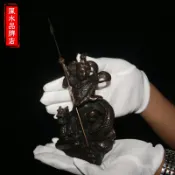 協貿國際日用品生活10館 吉祥 純銅腳踏風火輪哪吒三太子神像風水擺件 家居工藝禮品裝飾品