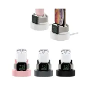 (店+)【GS 3C】多合一充電座 Apple Watch  Airpods Pro2 4 iPhone 矽膠 底座 充電架