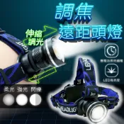LED強光頭燈 魚眼廣角款 可換電池 工地帽頭燈 充電式頭燈 鋰電池「工具仁」18650頭燈 工作燈 露營燈 警示燈