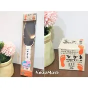 【HelloMira】日本旅美人足部用去角質磨砂棒/磨腳板 / 足部用去角質軟化霜