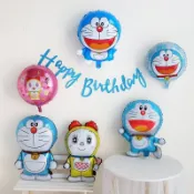 【店鋪特惠】哆啦A夢鋁膜氣球卡通批發生日場景佈置週歲生日佈置裝飾飄空生日佈置 派對佈置 生日氣球 派對氣球