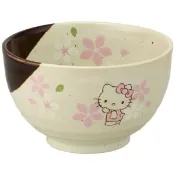 震撼日式精品百貨 【震撼精品百貨】凱蒂貓_Hello Kitty~日本SANRIO三麗鷗 KITTY陶瓷美濃燒陶瓷碗 飯碗-棕櫻花款*63157