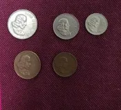 銀幣 錢幣 紀念幣 南非呂貝克硬幣一組，流通好品，滿百611