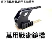 【領航員會館】萬用戰術鏡橋 魚骨 通用M&P9大嘴鳥警用槍PPQ克拉克G17/G18/G19鎮暴槍瓦斯槍CO2槍手槍