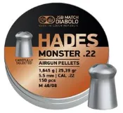 ((( 變色龍 ))) JSB 5.5mm HADES MONSTER 黑帝斯 猛獸彈 空氣槍用鉛彈喇叭彈 捷克製