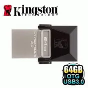 〈SUNLINK〉金士頓 DataTraveler MicroDuo 3.0 OTG 隨身碟 DTDUO3/64GB