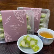 綠茶夏威夷果牛軋糖 (異麥芽寡糖使用)
