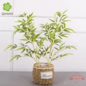 連盛 仿真竹葉 竹子枝 假竹葉 室內裝飾仿真綠植葉子