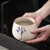 陶瓷 茶渣缸 家用 特大號 辦公室 茶具配件 洗水盂 茶水缸 筆洗 收納 環保 茶藝必備